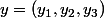 y=(y_1,y_2,y_3)