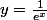 y=\frac{1}{e^x}