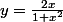 y=\frac{2x}{1+x^2}