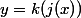 y=k(j(x))