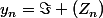 y_n=\Im (Z_n)