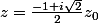 z=\frac{-1+i\sqrt{2}}{2}z_0