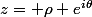 z= \rho e^{i\theta}