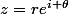 z=re^{i \theta}