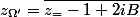 z_{\Omega'}=\overline{z_=-1+2iB}