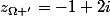 z_{\Omega '}=-1+2i