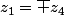 z_1=\bar z_4