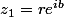 z_1=re^{ib}