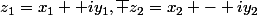 z_1=x_1+ iy_1,\bar z_2=x_2 - iy_2