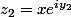 z_2=xe^{iy_2}