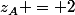 z_A = 2