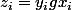 z_i=y_igx_i