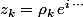 z_k=\rho_k\,e^{i\,\cdots}