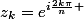 z_k=e^{i\frac{2k\pi}{n} }; k\in \left \{ 1,\hdots, (n-1) \right \}