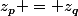 z_p = z_q