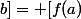 f([a;~b]= [f(a)~;~f(b)]