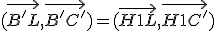 (\vec{B'L},\vec{B'C'})=(\vec{H1L},\vec{H1C'})
