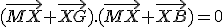 (\vec{MX}+\vec{XG}).(\vec{MX}+\vec{XB})=0