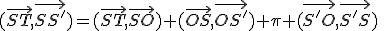 (\vec{ST},\vec{SS'})=(\vec{ST},\vec{SO})+(\vec{OS},\vec{OS'})+\pi+(\vec{S'O},\vec{S'S})\;\;[2\pi]