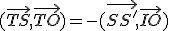 (\vec{TS},\vec{TO})=-(\vec{SS'},\vec{IO})\;\;[2\pi]
