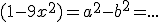 (1-9x^2)=a^2-b^2=...