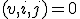 (v,i,j)=0