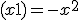 (x + 1 ) = -x^2