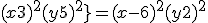(x+3)^2 + (y+5)^2}= (x-6)^2+(y+2)^2 
