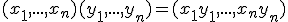 (x_1,...,x_n)(y_1,...,y_n)=(x_1y_1,...,x_ny_n)