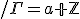 \exists a\in {\mathbb R}\;/\G=a\mathbb Z