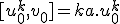 [u_0^k,v_0]=ka.u_0^k
