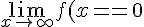 \Large{\lim_{x\to +\infty}f(x)=0}