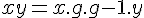 \Large{xy=x.g.g{-1}.y