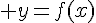 \Large y=f(x)