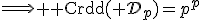 \Longrightarrow\large {\rm Card}({\mathcal%20D}_p)=p^p