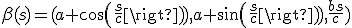\beta(s)=(a cos(\frac{s}{c}),a sin(\frac{s}{c}),\frac{bs}{c})