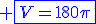 \blue \fbox{V=180\pi}