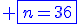 \blue \fbox{n=36}
