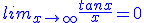 \blue lim_{x\to +\infty}\frac{tanx}{x}=0