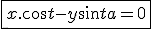 \fbox{\large%20x.\cos%20t%20-%20y\sin%20t%20+a=0