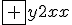 \fbox {y=2x}
