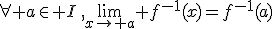 \forall a\in I\,,\lim_{x\to a} f^{-1}(x)=f^{-1}(a)