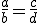 \fra{a}{b}=\frac{c}{d}