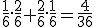 \frac{1}{6}.\frac{2}{6}+\frac{2}{6}.\frac{1}{6}=\frac{4}{36}