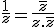 \frac{1}{z} = \frac{\bar{z}}{z.\bar{z}}