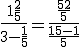 \frac{1+\frac{2}{5}}{3-\frac{1}{5}} = \frac{\frac{5+2}{5}}{\frac{15-1}{5}}