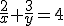 \frac{2}{x}+\frac{3}{y}=4