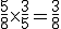 \frac{5}{8}\times\frac{3}{5}=\frac{3}{8}