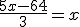 \frac{5x-64}{3}=x