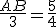 \frac{AB}{3} = \frac{5}{4}